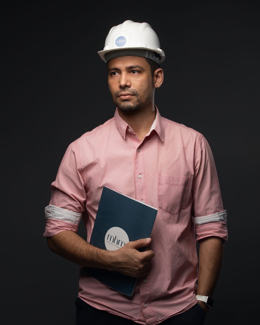 Maurício Henrique, engenheiro civil, autor da plataforma